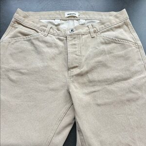 Taylor Stitch Men's Camp Pant in Stone Chipped Canvas 34x32
